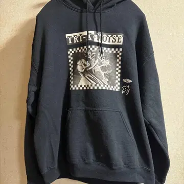 CHALLENGER TRI-X-NOISE 블랙 후드티 L 사이즈