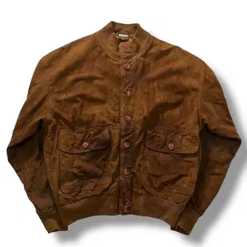 가죽 발스타 자켓 유로 브라운 50 A-2 브라운 구제 의류