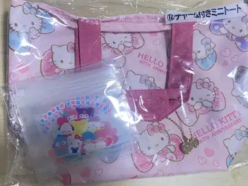 참 포함 미니 토트(키티) & 산리오 지퍼 백