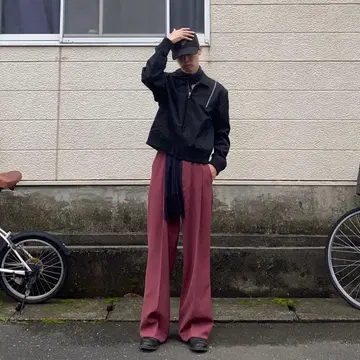 Cuirs 스트레이트 컬러 팬츠