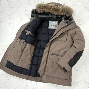 울트라 웜 HERNO 헬노 EXPEDITION 다운 자켓 퍼 44