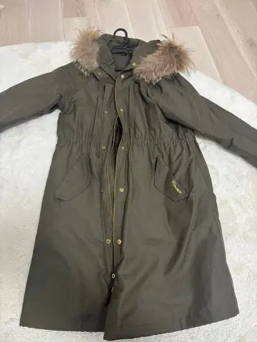 퐁퐁포넷 퍼(fur) 포함 모즈 코트 L 사이즈 (160)