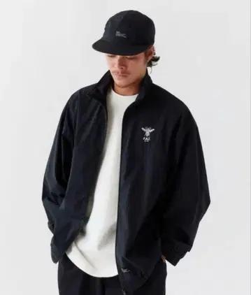 새상품급 FAT SEABEE 자수 트랙 자켓 BLACK 블랙 JUMBO