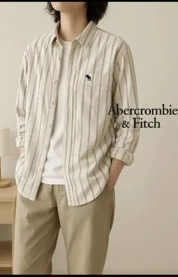 Abercrombie&Fitch 스트라이프 셔츠 M