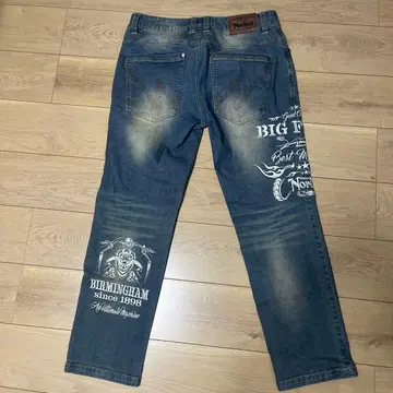 Norton 프린트 데님 팬츠