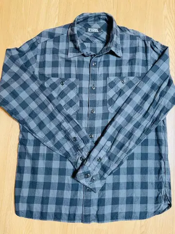 HYSTERIC GLAMOUR 체크 무늬 긴팔 셔츠 M