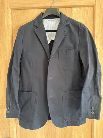 빔즈 코튼 자켓 네이비