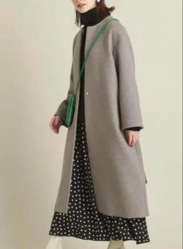 클리닝 BEAUTY&YOUTHBYMANTECO 노카라 롱 코트