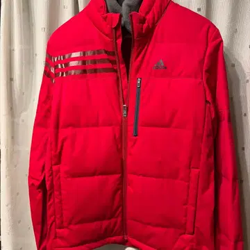 adidas 레드 다운 자켓
