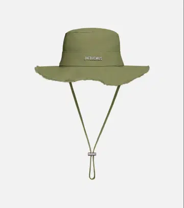 JACQUEMUS 올리브 그린 버킷 햇