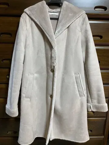 유니클로 후드 부착 코트 L