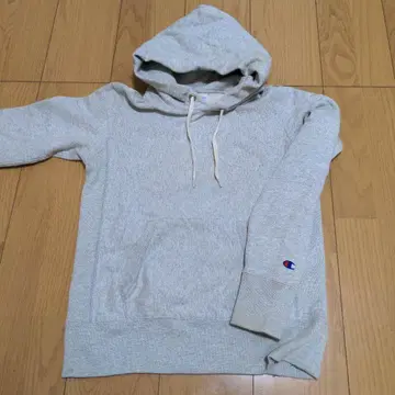 Champion Reverse Weave 후드티 여성용 L 그레이