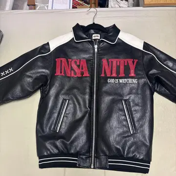 INSANITY 가죽 자켓