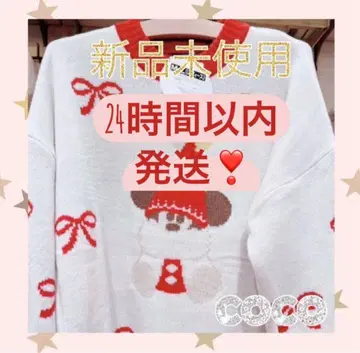 릴린린 스웨터 디즈니 크리스마스 미키마우스