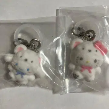 산리오 포근포근 스노우 헬로키티 시나모롤 표시 액세서리 세트