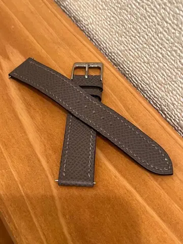 시계 가죽 벨트 카프 그레이 17-16mm