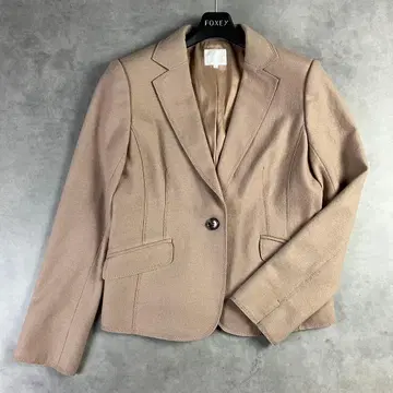 자유구 테일러드 자켓 38 베이지 출퇴근 통학 포멀 세레모니