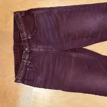 EDWIN 에드윈 와인 레드 데님