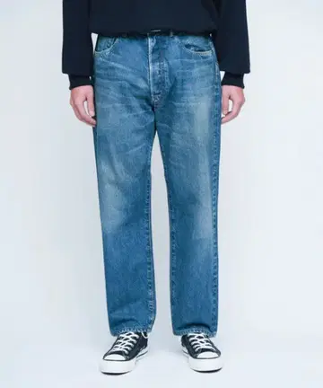 A.PRESSE L30 No.2 Washed Denim Pants 36