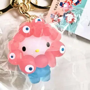 EXPO2025 산리오 미야쿠미야쿠 키링 클리어 컬러