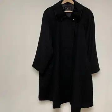 DAVID 캐시미어 100% 블랙 롱 코트