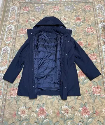 UNIQLO 유니클로 하이브리드 다운 자켓/코트 네이비 XL