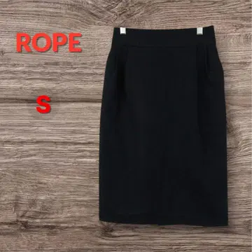 ROPE 로페 타이트 스커트 블랙 울 S