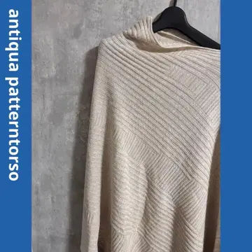 antiqua 변형 돌먼 니트 상의