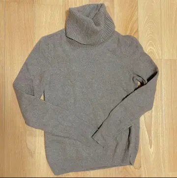 캐시미어 100% 터틀넥 스웨터 긴팔 니트