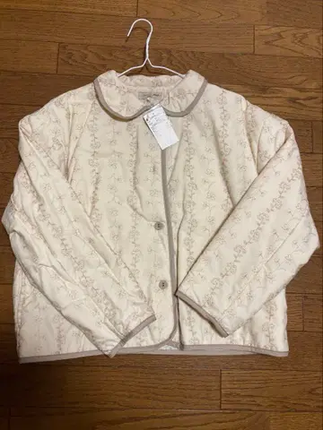 미사용 새상품 택 포함 사만사 모스모스 꽃무늬 자수 퀼팅 자켓