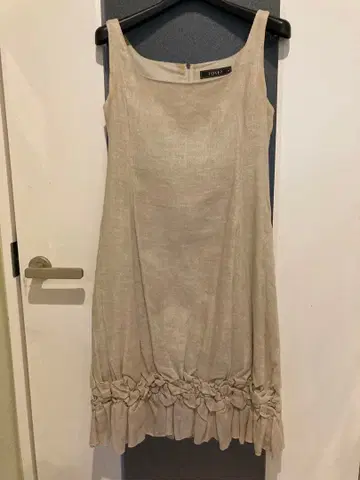 FOXY 슬리브리스 원피스 38 베이지