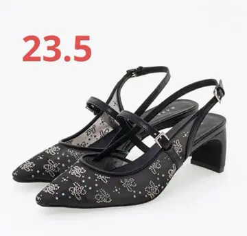 [ 새상품 ] 란다 모노그램 x 핫픽스 시어 펌프스