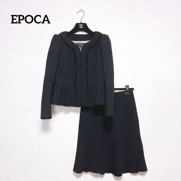 에포카 EPOCA 로우 게이지 코튼 블렌드 수트 자켓 스커트