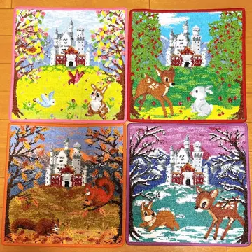 페이러 독일판 노이슈반슈타인 성 4계절 4장 세트