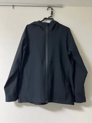 UNIQLO 블랙 블록 테크 후드티 XL