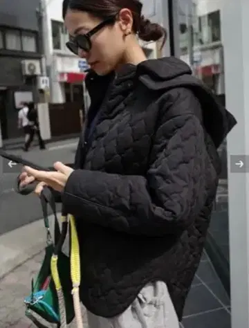 bow.a 2024AW 완판 QUILTING CLOUD JACKET 블랙