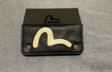 EVISU 블랙 장지갑 E 10199 박스 포함