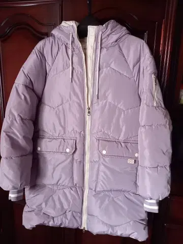 MRCOFIER XL 라벤더 패딩 자켓 코트 방한