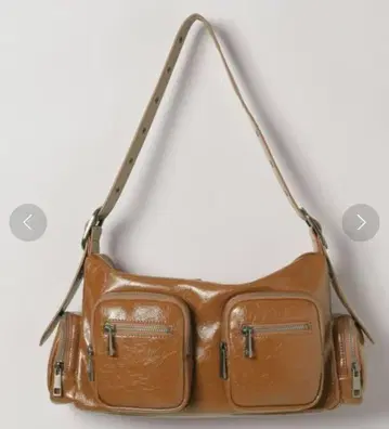 JEANASIS 숄더백 4 포켓 브라운