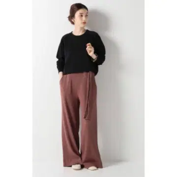 baserange 베이스 레인지 MAIN LHASA 팬츠 XS 리브 팬츠