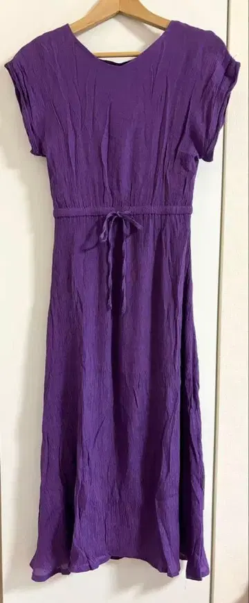 ear PAPILLONNER 이아파피요네 원피스 보라색 퍼플