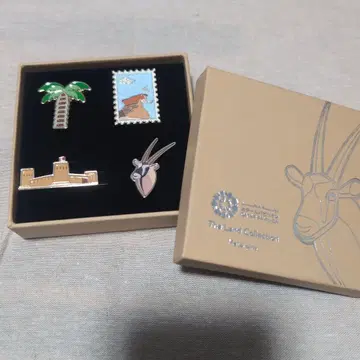 간사이 엑스포 카타르 파빌리온 핀 배지 세트