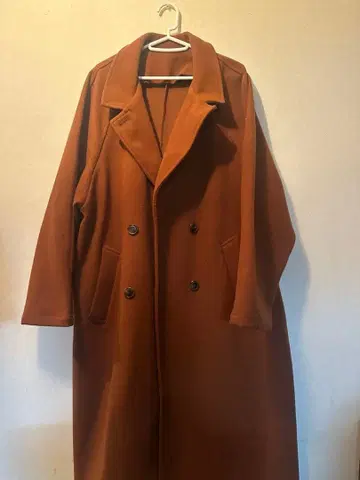 브라운 롱 코트