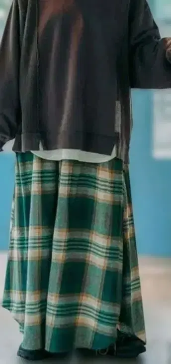 니코앤드 MisayoWAY 체크 스커트 M