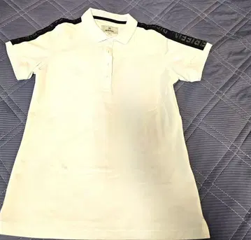 BRIEFING 화이트 피케 셔츠 S 사이즈