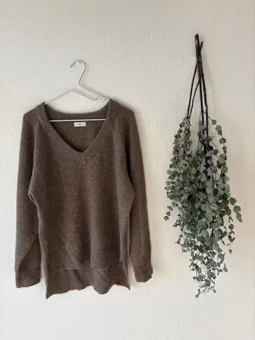 BONUM 울 100% V넥 니트