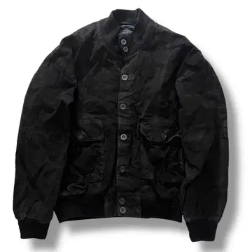 BONCETTI 천연 가죽 스웨이드 가죽 발스타 블루종 블랙 유로