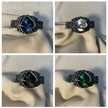 유니크 디자인 손목시계 스테인리스 켈시움 워치 Y2K