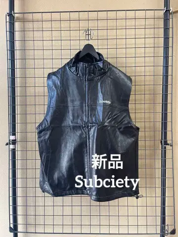 새상품 Subciety STAND NECK VEST 베스트