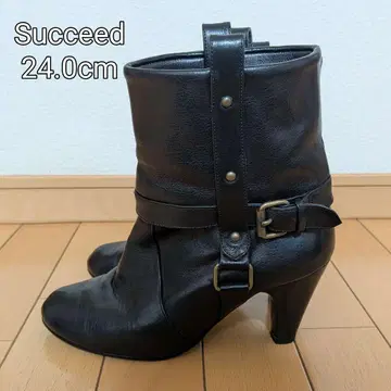 Succeed 24cm 숏부츠 블랙